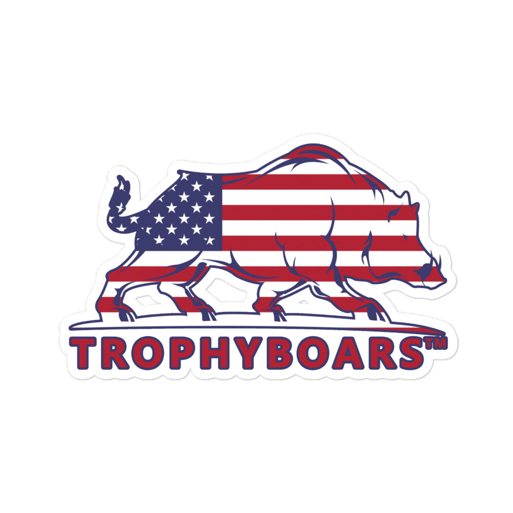 American Boar Bubble-free stickers - TROPHYBOARS